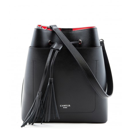 Saffiano Leather bucket bag