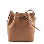 Leather bucket bag