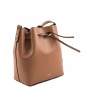 Leather bucket bag