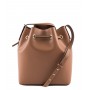 Leather bucket bag