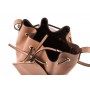 Leather bucket bag