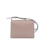 Grained leather shoulder bag