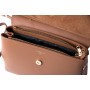 Leather and suede handbag