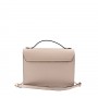 Leather and suede shoulder bag