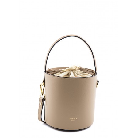 Leather bucket bag - Camelia Roma