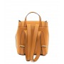 Saffiano leather backpack