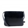 Leather and suede crossbody bag