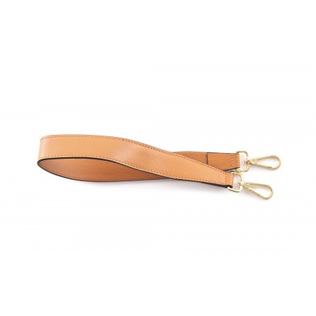 Saffiano Leather Shoulder strap - Camelia Roma