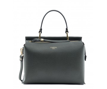 Camelia Roma - Your mini saffiano leather handbag in black