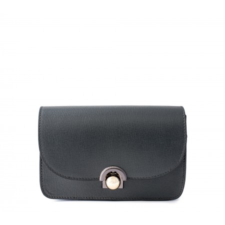 Saffiano leather shoulder bag